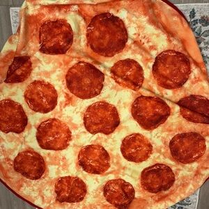 Pepperoni Pizza beach Blanket/ towel